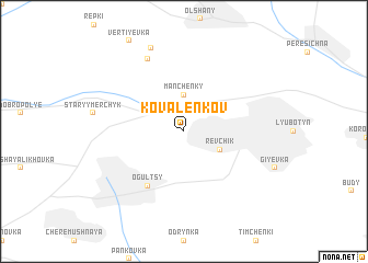 map of Kovalenkov