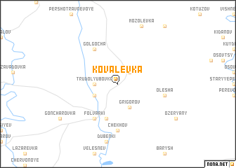 map of Kovalevka