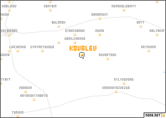 map of Kovalëv