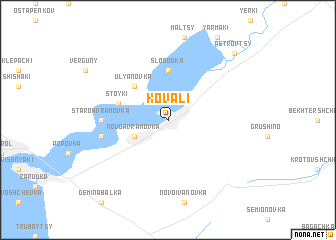 map of Kovali