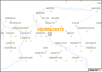 map of Kovandzhiite