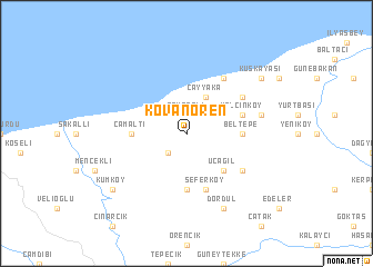 map of Kovanören