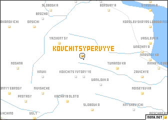 map of Kovchitsy Pervyye