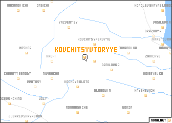 map of Kovchitsy Vtoryye