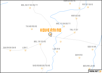 map of Kovernino