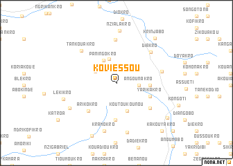 map of Koviessou