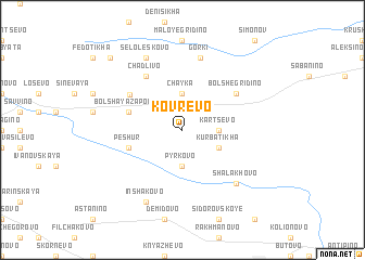 map of Kovrevo