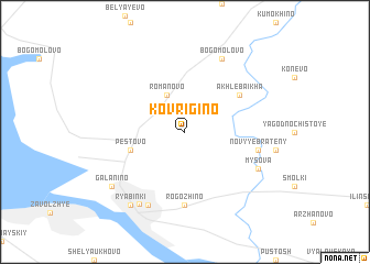 map of Kovrigino