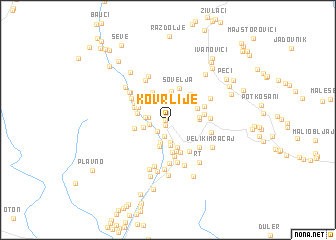 map of Kovrlije