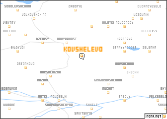 map of Kovshelëvo