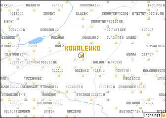 map of Kowalewko