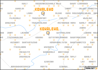 map of Kowalewo