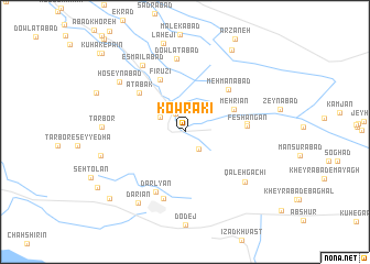 map of Kowrakī