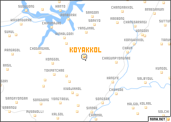 map of Koyak-kol