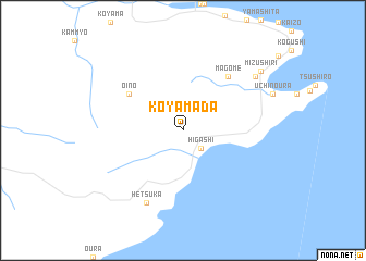 map of Koyamada