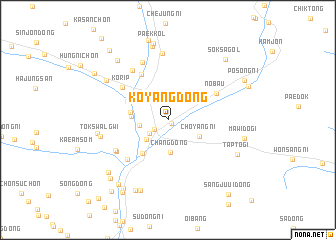 map of Koyang-dong