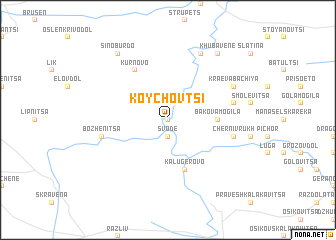 map of Koychovtsi