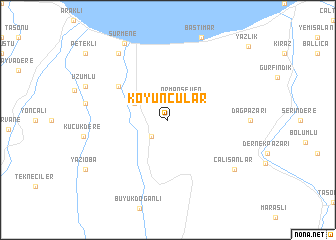 map of Koyuncular