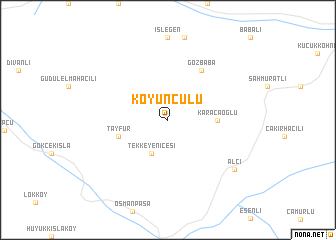 map of Koyunculu