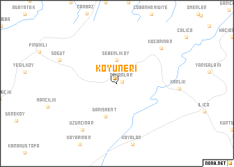 map of Koyuneri