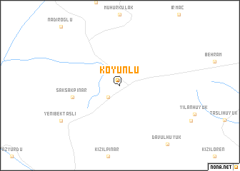 map of Koyunlu