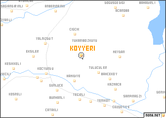 map of Köyyeri