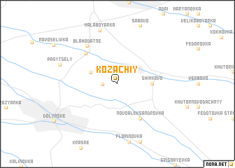 map of Kozachiy