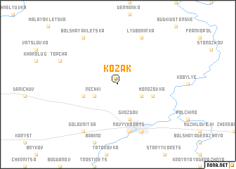 map of Kozak