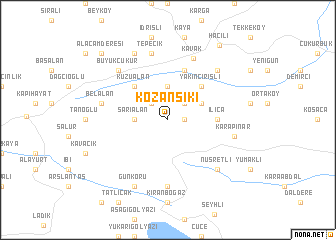 map of Kozansıkı