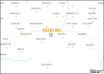 map of Kozayağı