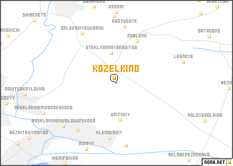 map of Kozelkino