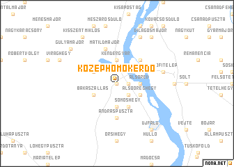 map of Középhomokerdő