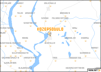 map of Középsődůlő