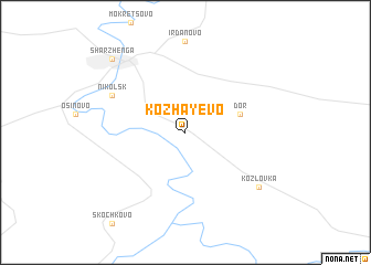 map of Kozhayevo
