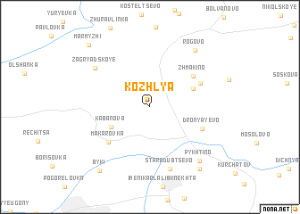 map of Kozhlya