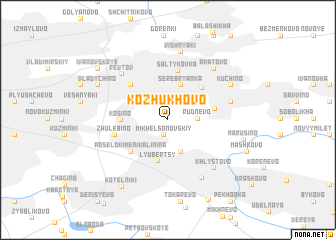 map of Kozhukhovo