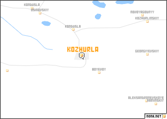 map of Kozhurla