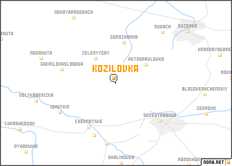 map of Kozilovka