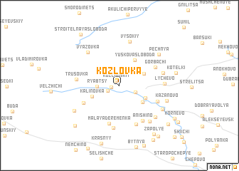 map of Kozlovka