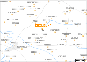 map of Kozlovka