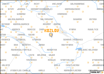 map of Kozlov