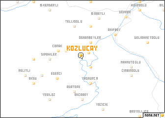 map of Kozluçay