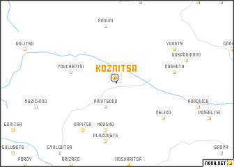 map of Koznitsa