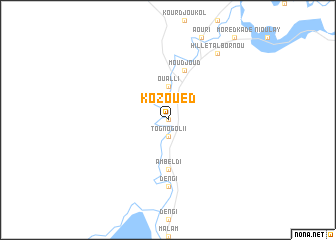 map of Kozoued