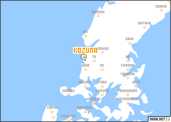 map of Ko-zuna
