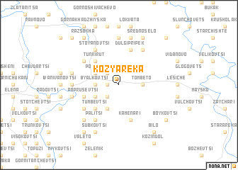 map of Kozya Reka