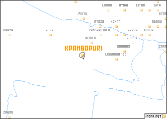 map of Kpambo Puri