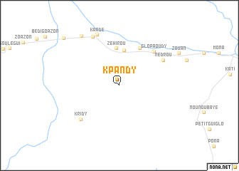map of Kpandy