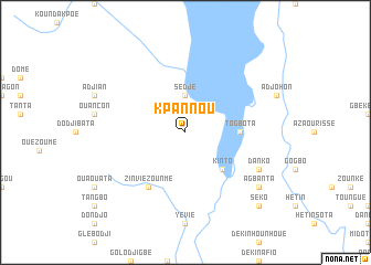 map of Kpannou
