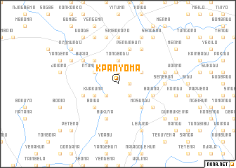 map of Kpanyoma